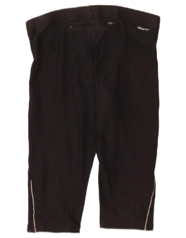 Leggings Capri Nike pentru femei UK 10-12 Poliester mediu negru