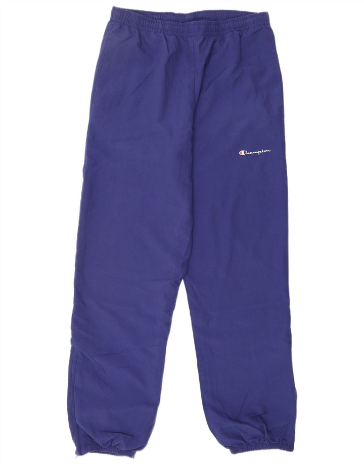 Pantaloni de trening pentru bărbați CHAMPION Pantaloni de jogging nailon mari bleumarin