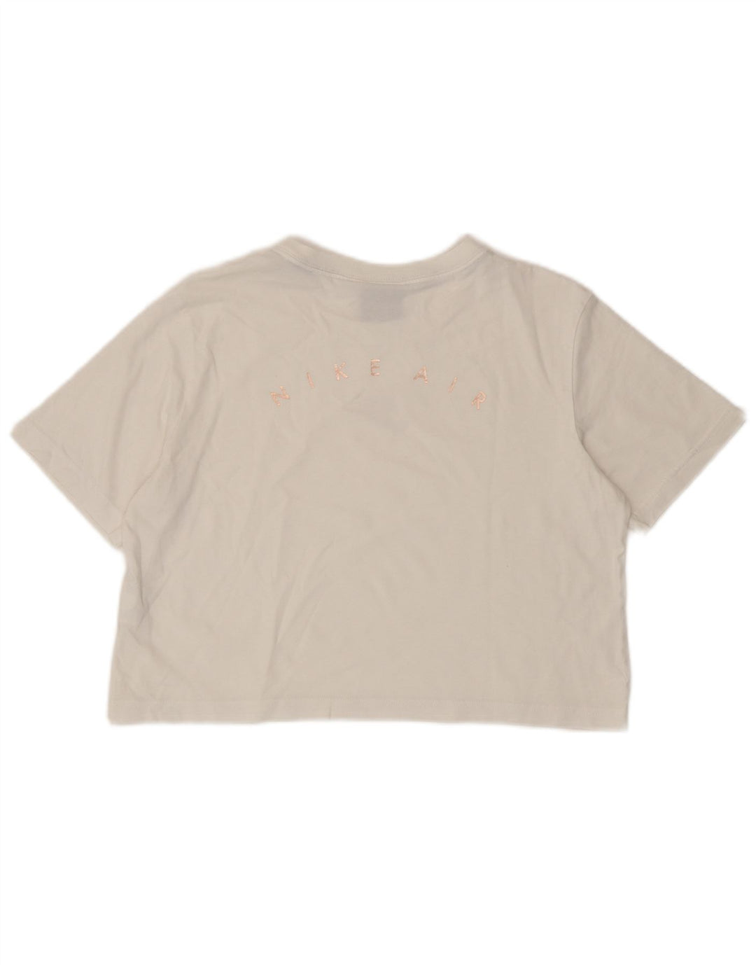 Tricou crop grafic Nike pentru femei Top UK 14 Medium White