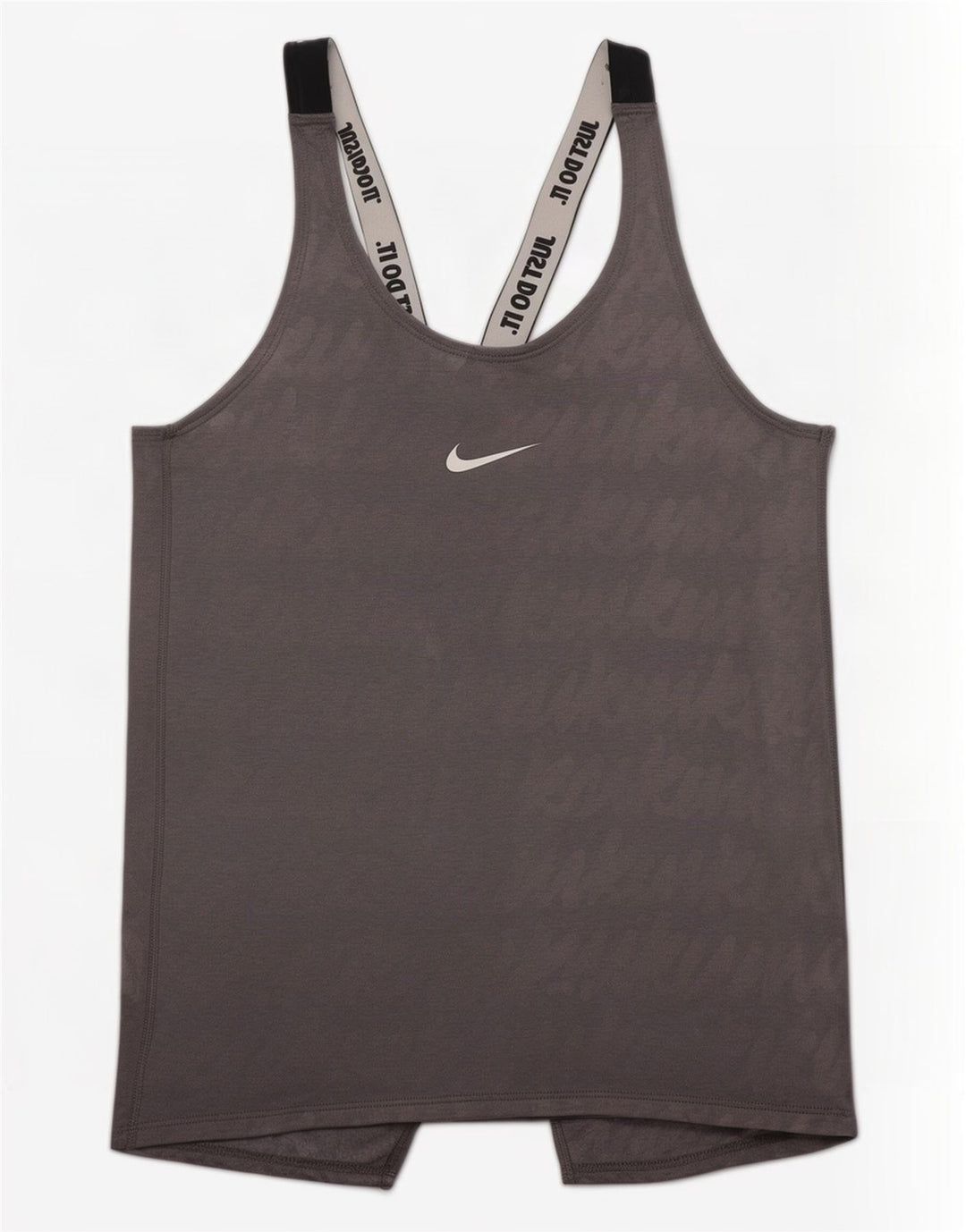 Top cu vestă grafică Nike Dri Fit pentru femei UK 8 Small, gri, poliester color bloc