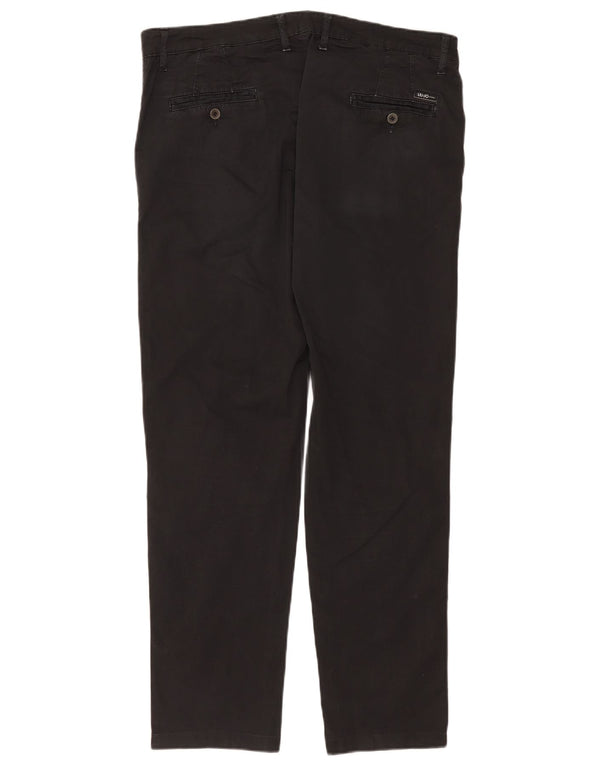 Pantaloni chino subțiri pentru bărbați Liu Jo IT 54 2XL W42 L29 bumbac negru