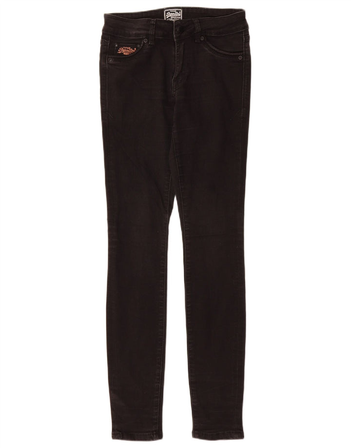 SUPERDRY blugi skinny pentru femei W25 L30 bumbac negru