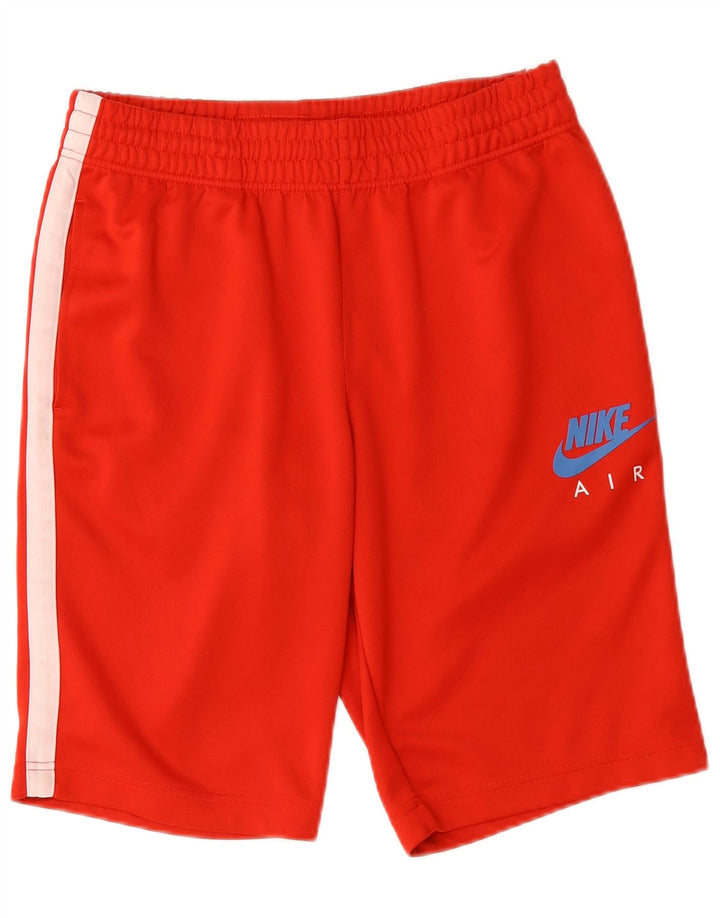 Pantaloni scurți sport Nike pentru bărbați, roșu mediu, poliester color bloc