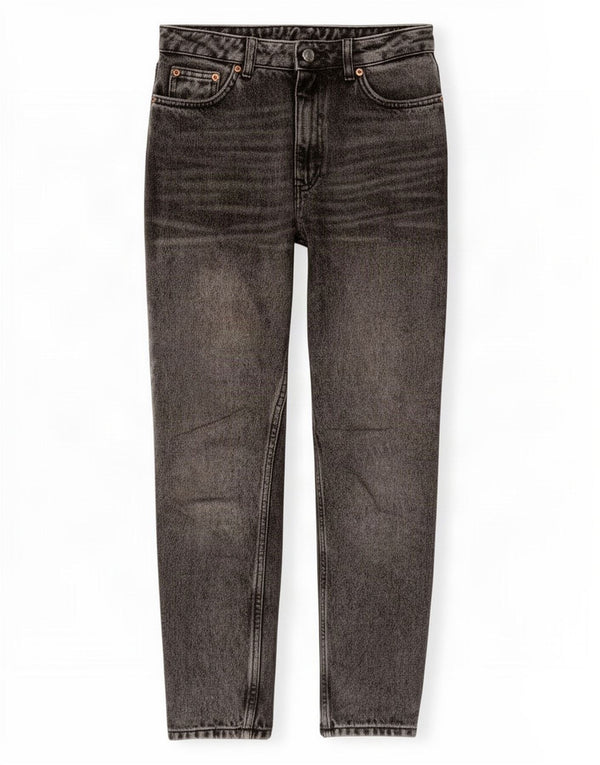 Blugi conici pentru femei Topshop L26 L26 bumbac gri