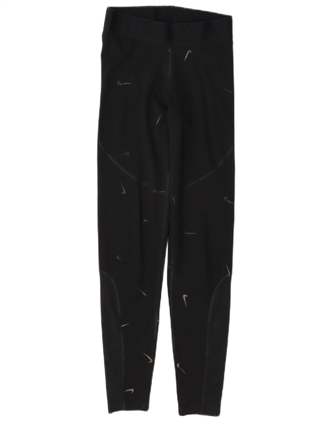 Leggings grafic Nike pentru femei UK 10 Poliester negru mic