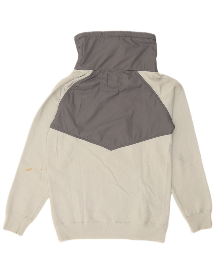 Pulover VANS pentru femei UK 10 Bumbac color bloc alb mic