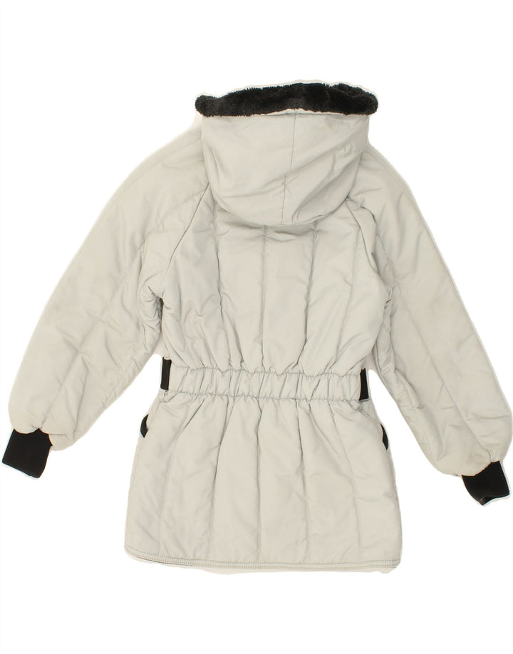 REFRIGIWEAR Boys Hooded Raincoat 5-6 Years White Polyamide Vintage Refrigiwear and Second-Hand Refrigiwear from Messina Hembry 