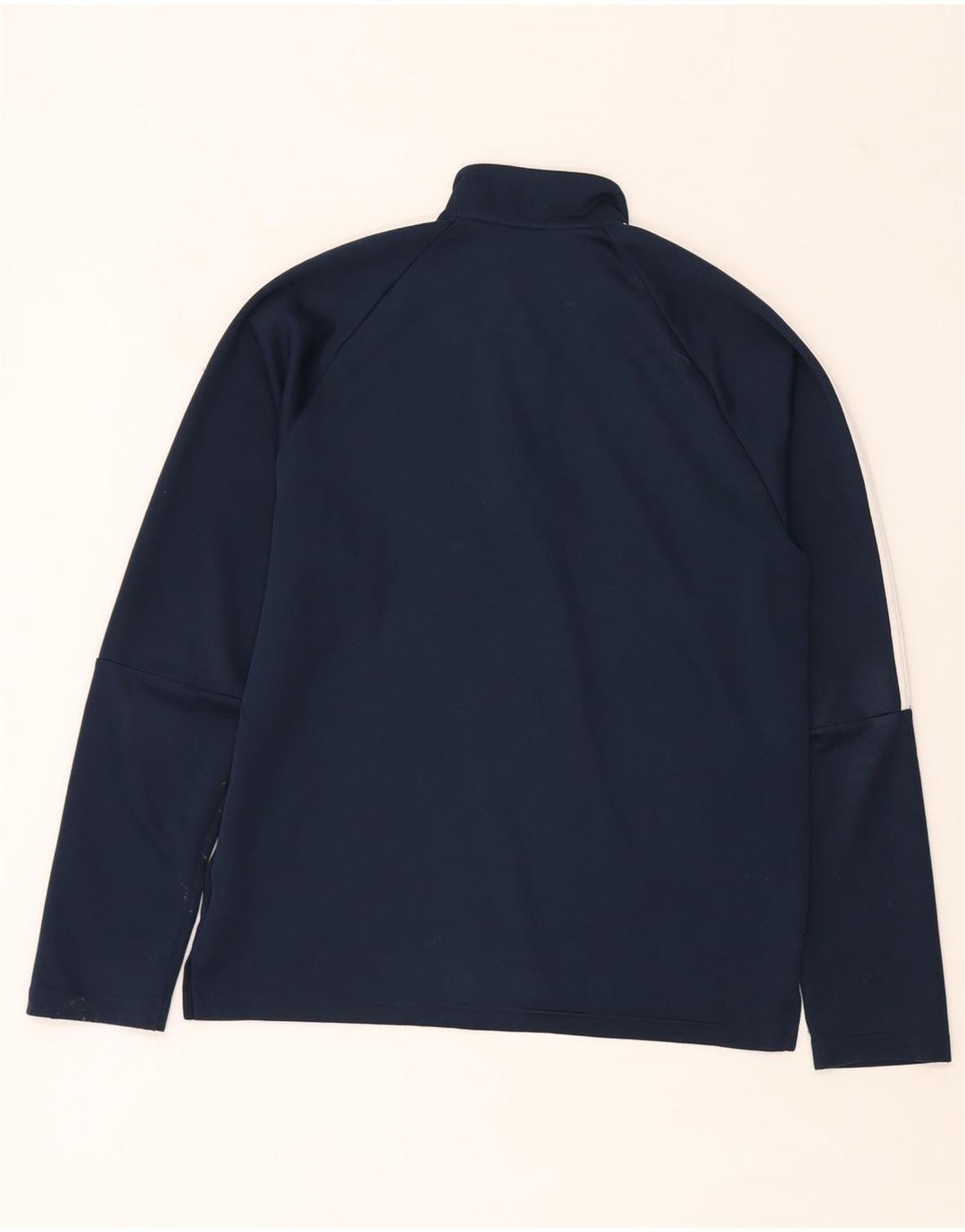 Adidas bărbați Climalite Zip Neck Top cu mânecă lungă mare, bleumarin, poliester