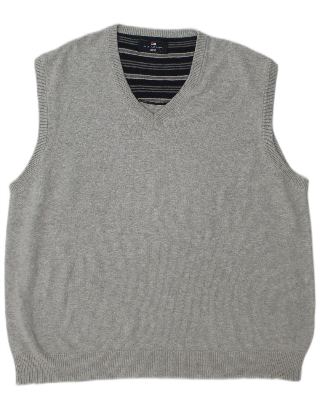 Marks & Spencer pentru bărbați Blue Harbour Vest Tank Top Mare Bumbac Gri