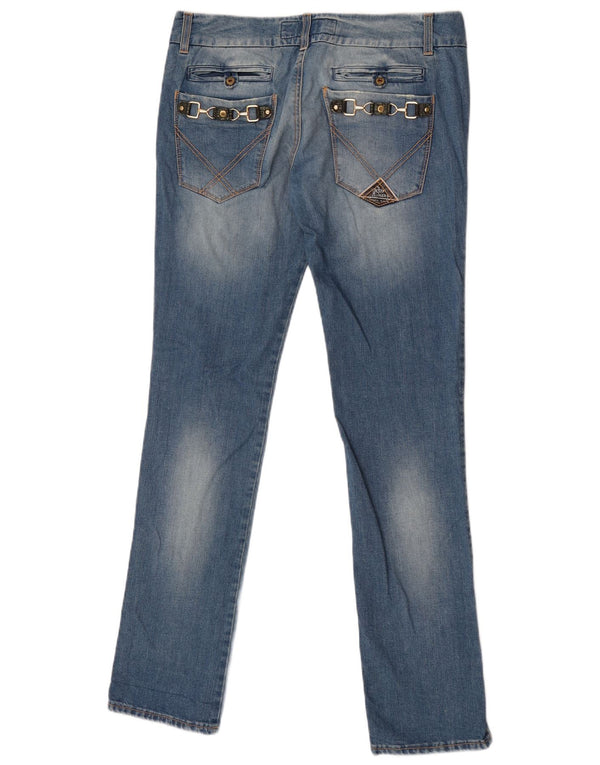 Roy Rogers Womens Low Waist Slim Jeans IT 44 Medium W30 L34 Blue Cotton