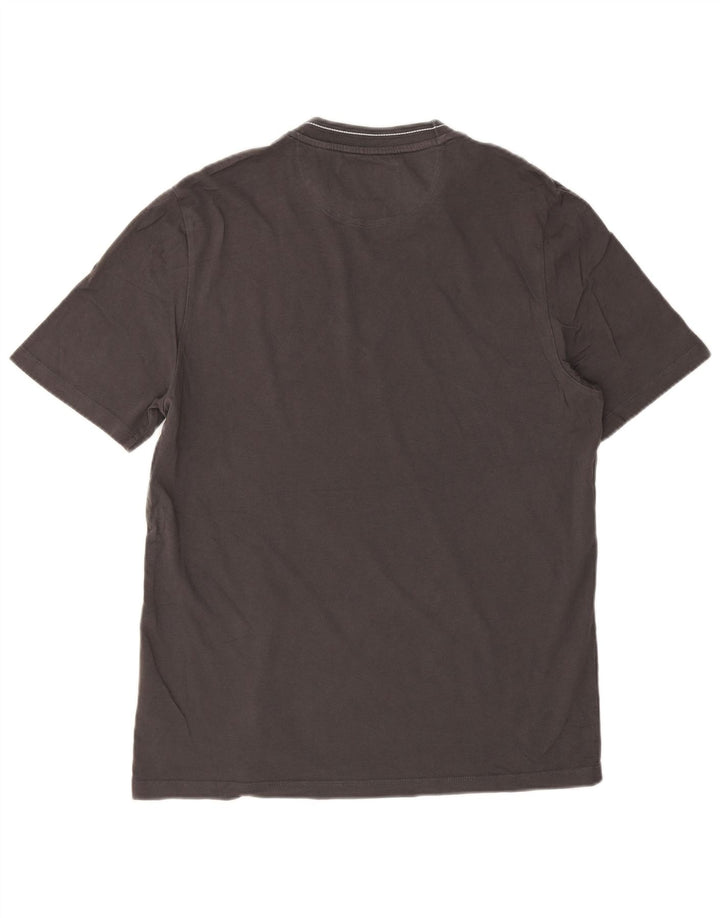 Tricou pentru bărbați Lyle & Scott Top din bumbac gri mediu