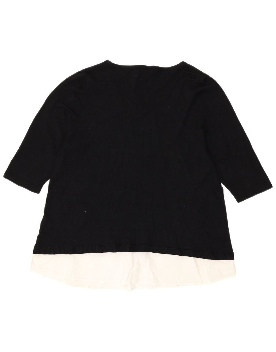 Bluză cu autograf pentru femei Marks & Spencer UK 14 Medium Black Colorblock