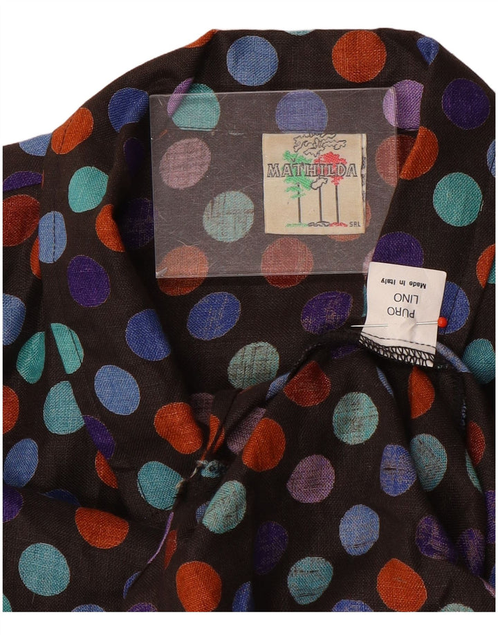 Cămașă Vintage Pulover oversize pentru femei IT 48 XL Multicolore Buline