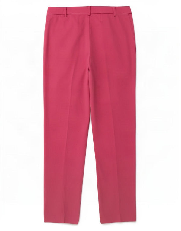 Pantaloni de costum subțiri pentru femei Marks & Spencer UK 12 Medium L31 L27 Roz