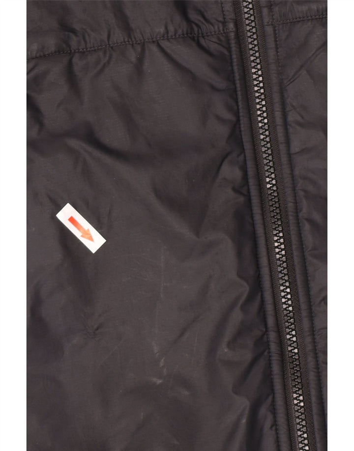Jachetă de vânt cu glugă pentru bărbați Nike UK 40 Poliester negru mare
