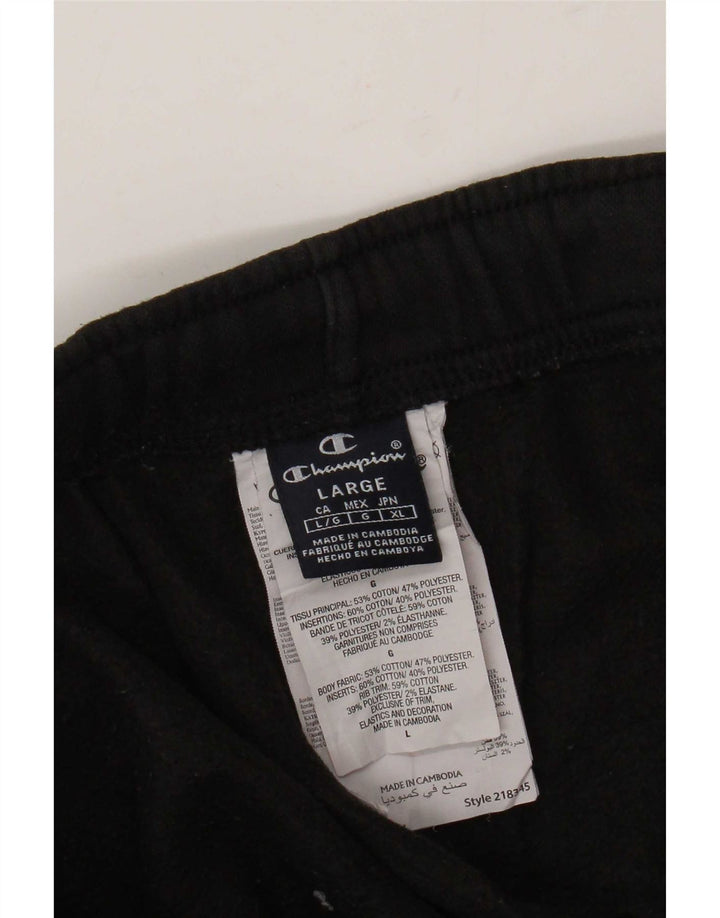 Pantaloni de trening pentru bărbați Champion Pantaloni de jogging, mari, negru, bumbac