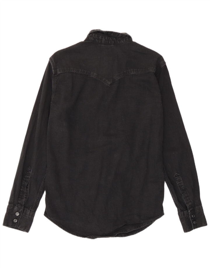 Cămașă de blugi standard pentru bărbați Levi's, bumbac negru mic
