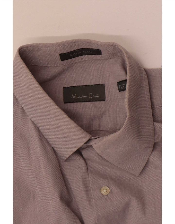 Camasa Massimo Dutti barbati marimea 42 mare bumbac gri
