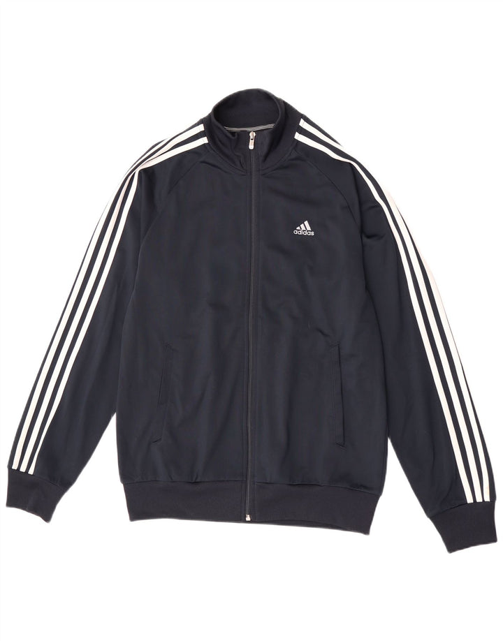 Jachetă de trening pentru bărbați Adidas Clima 365, poliester, albastru mic