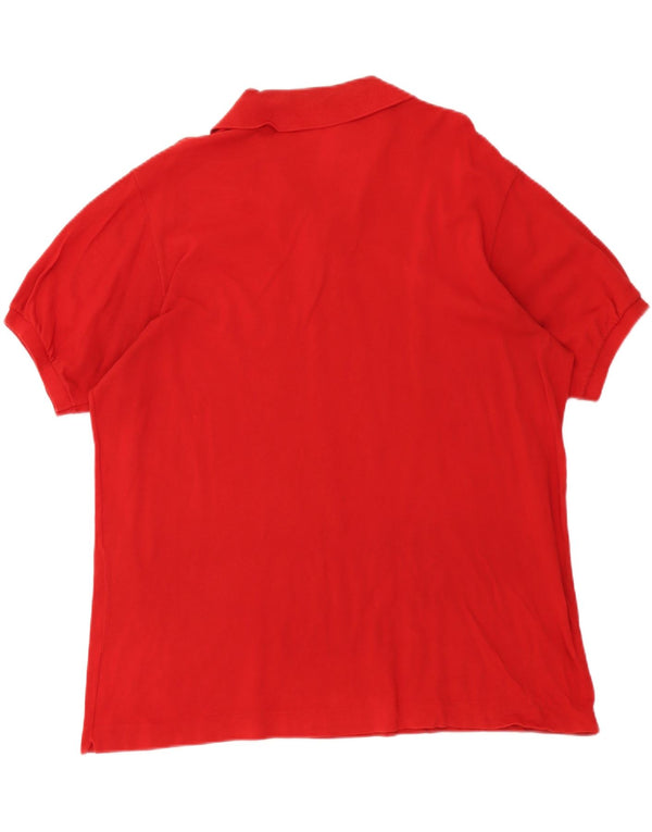 Tricou polo pentru bărbați Lacoste Mărimea 7 2XL Roșu