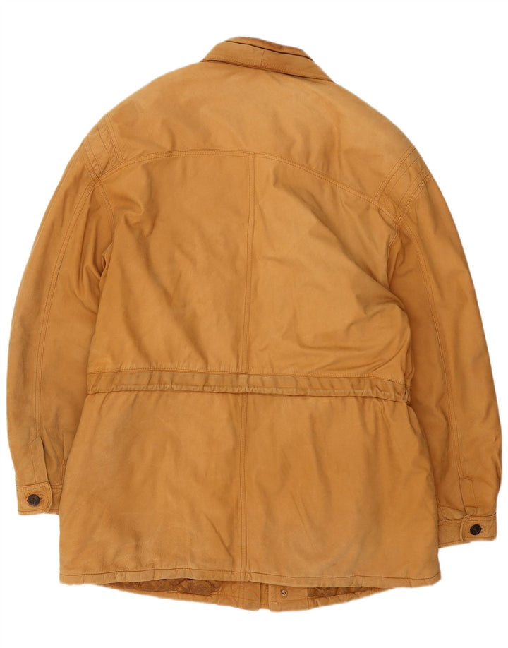 Geacă de piele vintage pentru bărbați IT 54 2XL Bej