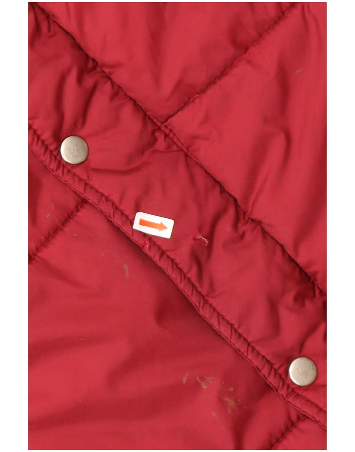 Jachetă căptușită vintage pentru bărbați UK 42 XL roșu