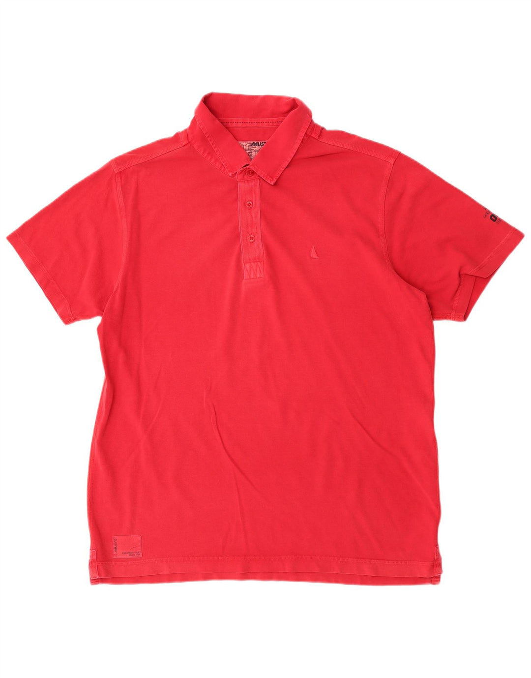 Tricou polo pentru bărbați Musto 2XL bumbac roșu