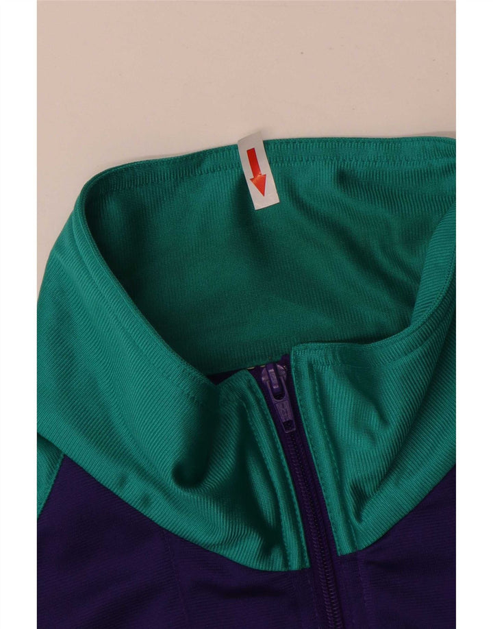 Trening pentru bărbați Vintage Top Jachetă mare turcoaz Colorblock