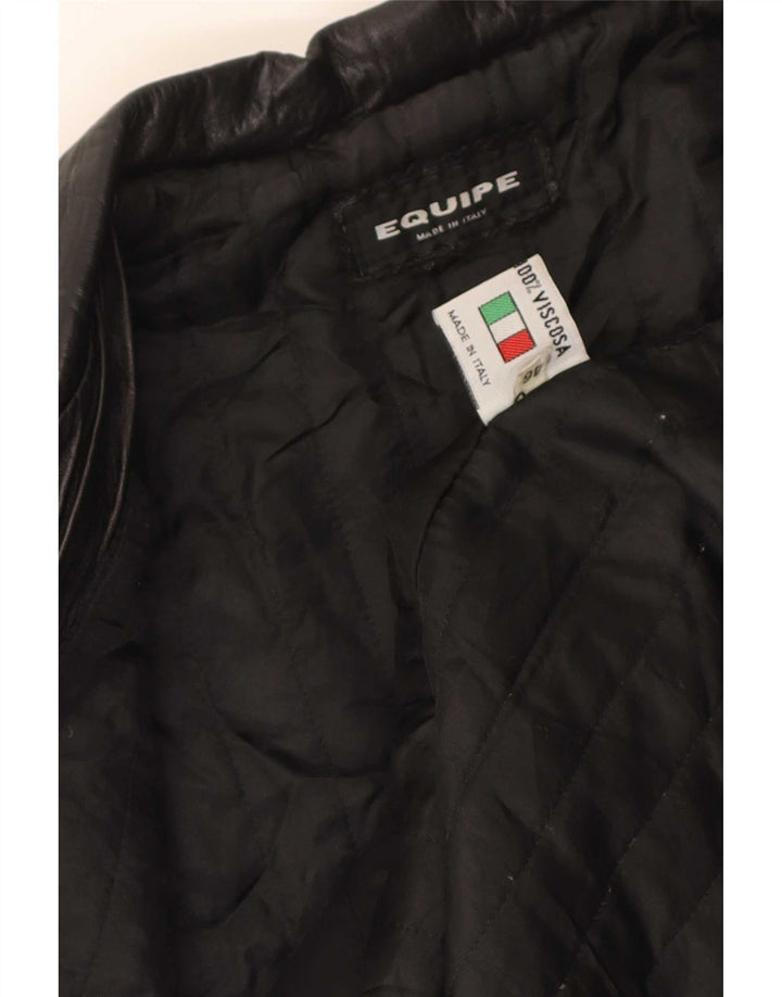 Palton din Piele Femei Equipe IT 46 Large Negru