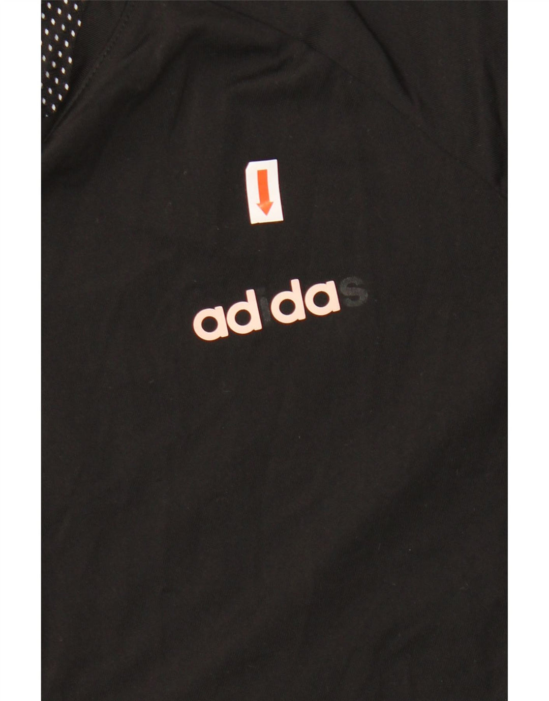 Tricou ADIDAS Climalite pentru femei, UK 8/10, poliester negru mic