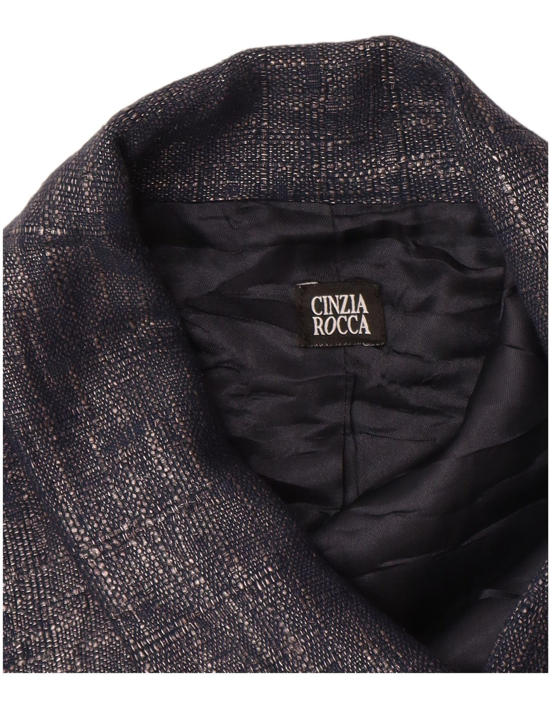 CINZIA ROCCA Set pentru femei 1 nasture 2 piese UK 10 mic Bumbac bleumarin