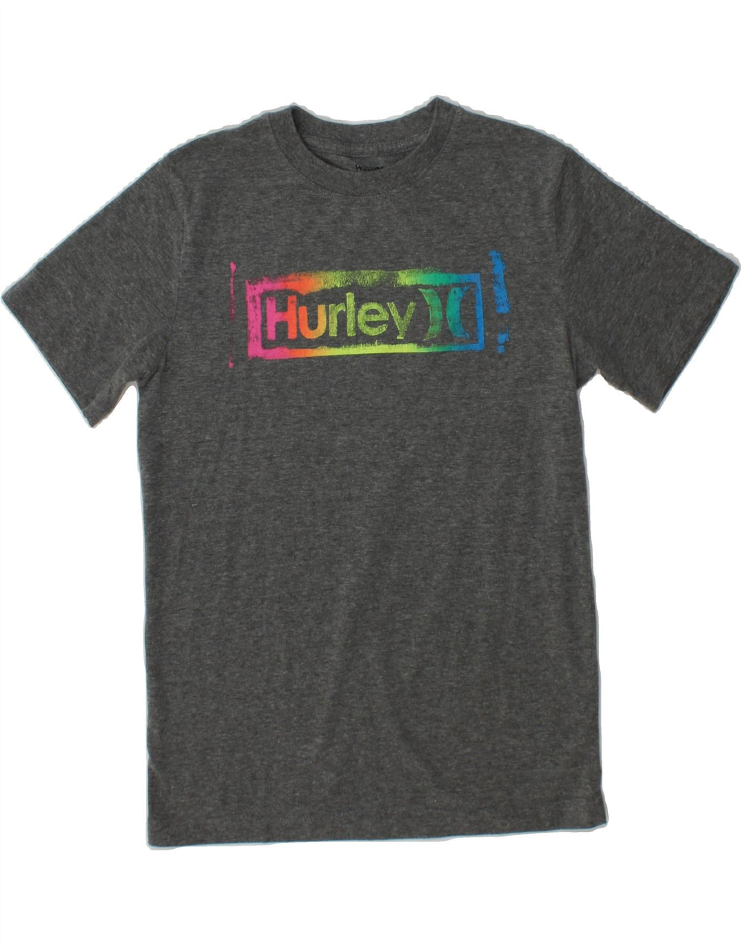 HURLEY Boys Graphic T-Shirt Top 14-15 Years Large Grey Vintage Hurley and Second-Hand Hurley from Messina Hembry 