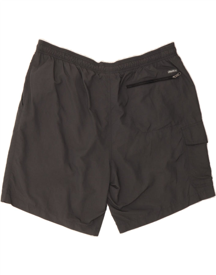EDDIE BAUER Mens Sport Shorts XL Black Polyester Vintage Eddie Bauer and Second-Hand Eddie Bauer from Messina Hembry 