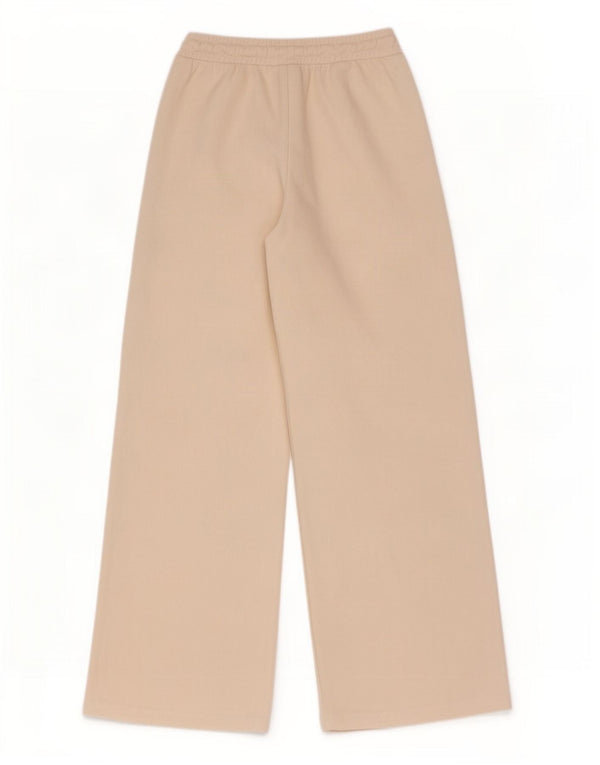 Pantaloni de trening Zara pentru femei cu picioare largi UK 8 Small White