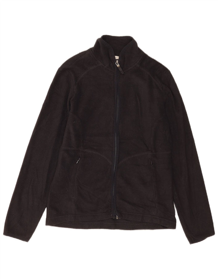 Jachetă fleece supradimensionată pentru femei Marks & Spencer UK 10 Poliester negru mic