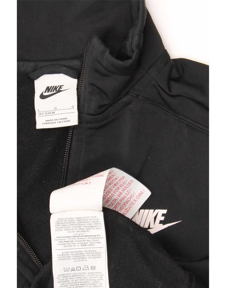 Jachetă de trening pentru băieți Nike 12-13 ani Poliester negru mare