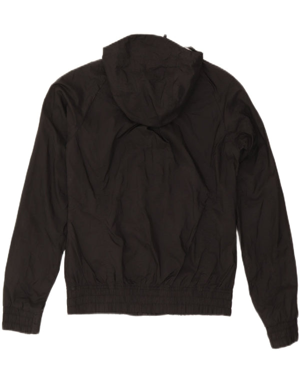 The North Face haină de ploaie cu glugă pentru femei UK 10 Small Black Nylon