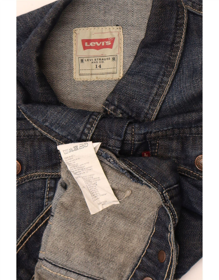 Geaca Levi's Fete Denim 13-14 Ani Bumbac Bleumarin