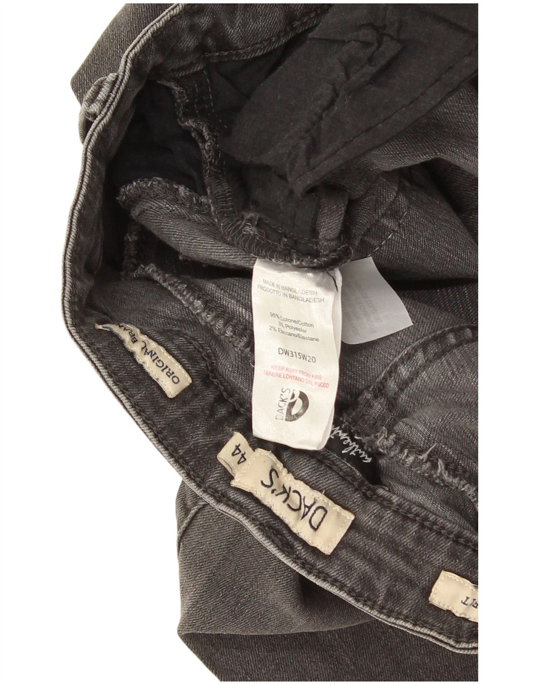 Blugi skinny pentru femei Dack's IT 44 Medium W30 L28 Bumbac gri