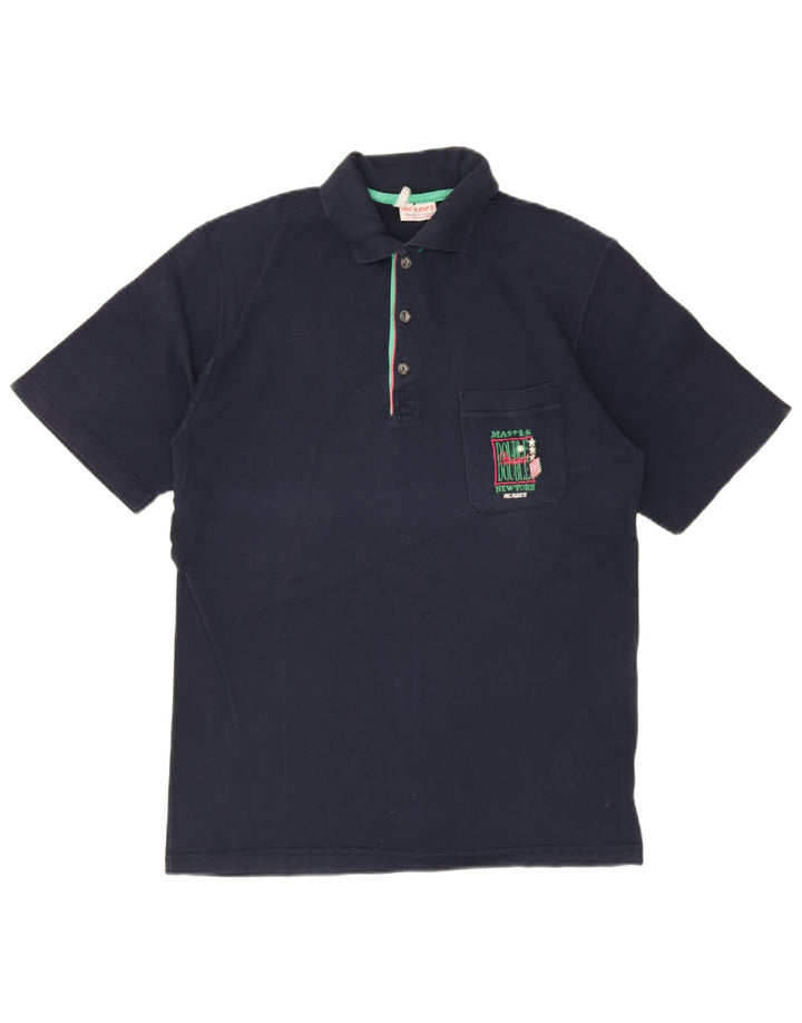Tricou polo pentru bărbați MC Kee IT 52 mare bumbac bleumarin