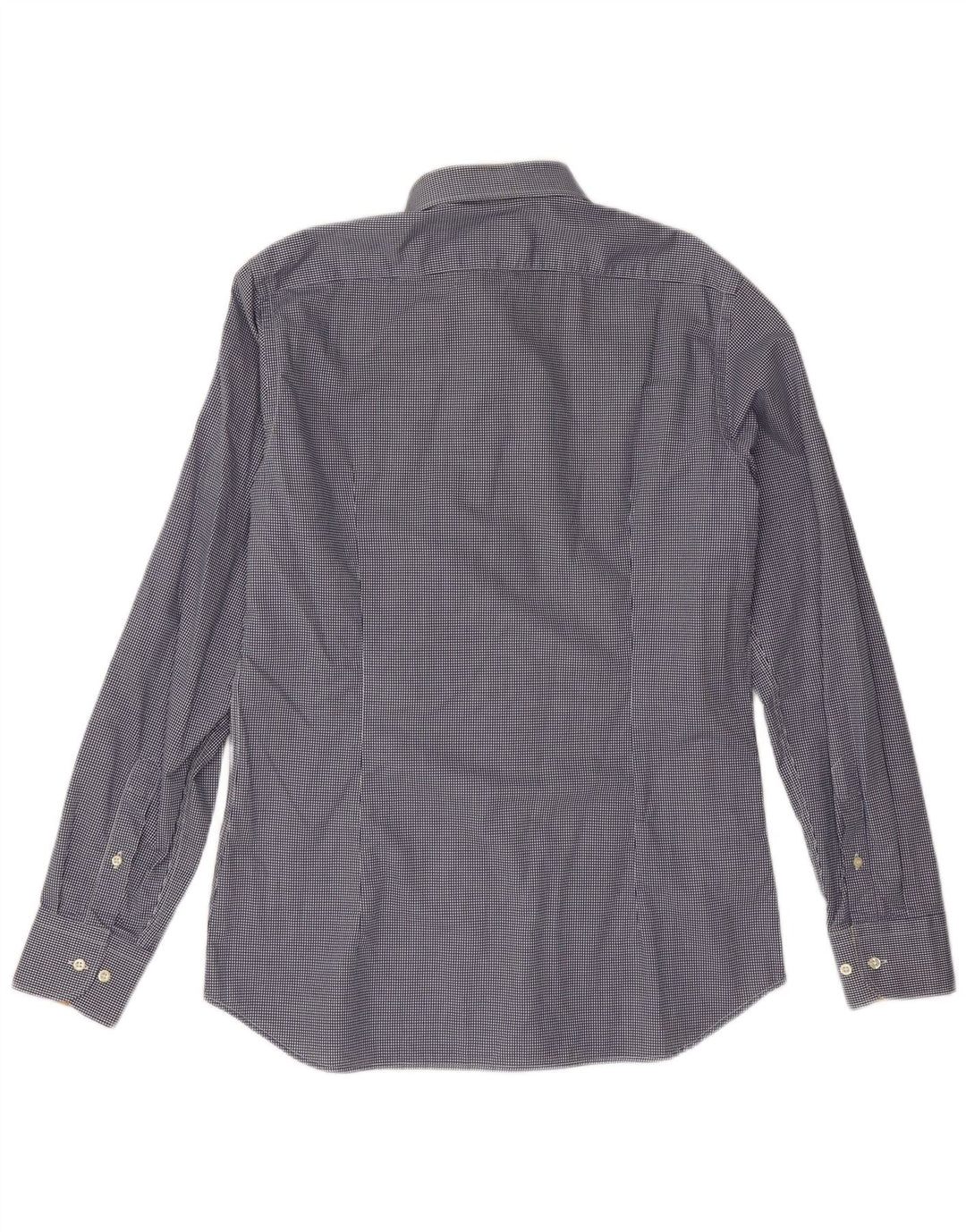 ALVIERO MARTINI Cămașă Bărbați Mărimea 16 41 Mare Bumbac Vichy Albastru Marin