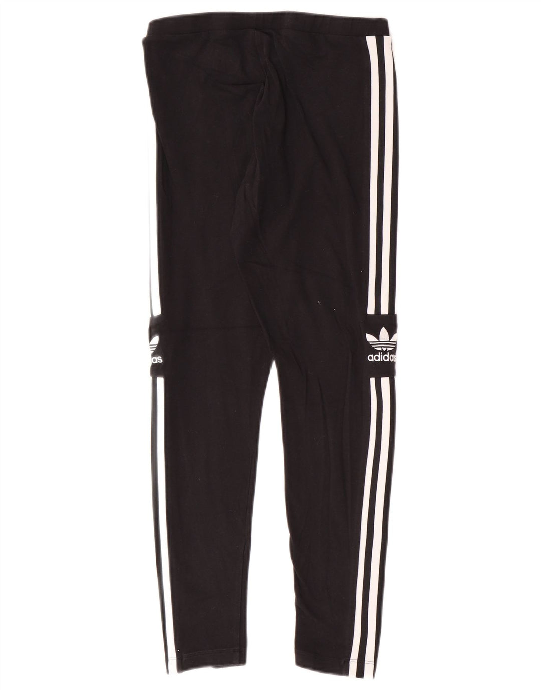 Leggings grafic Adidas pentru femei UK 12, bumbac mediu negru