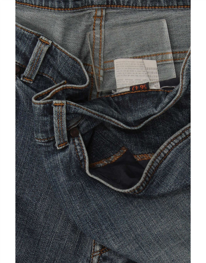 Trussardi blugi subțiri pentru bărbați W38 L34 Blue