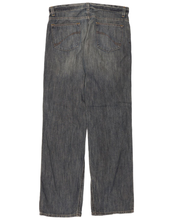 Blugi Dkny Bărbați Drepți L34 L34 Bumbac Albastru