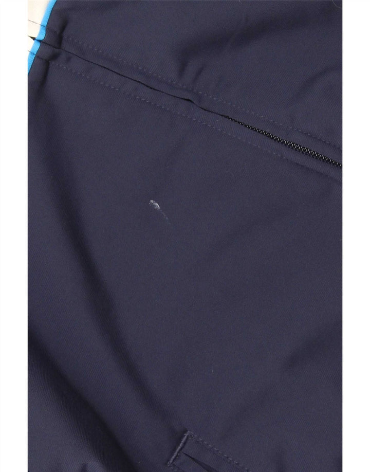 Jachetă de trening pentru bărbați Puma, din poliester color block, albastru bleumarin