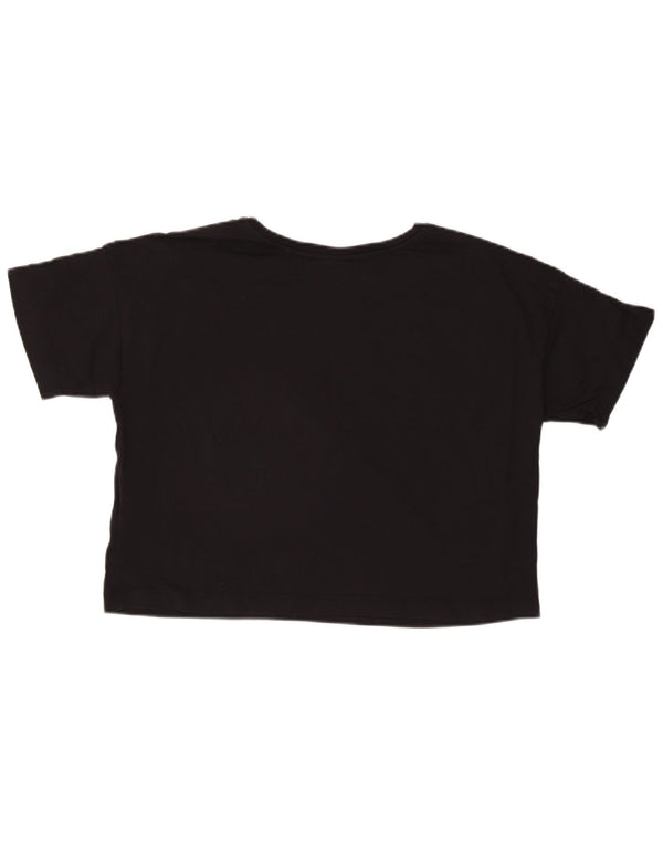 Tricou cu grafică supradimensionată pentru femei CHAMPION Top UK 10 Small Black