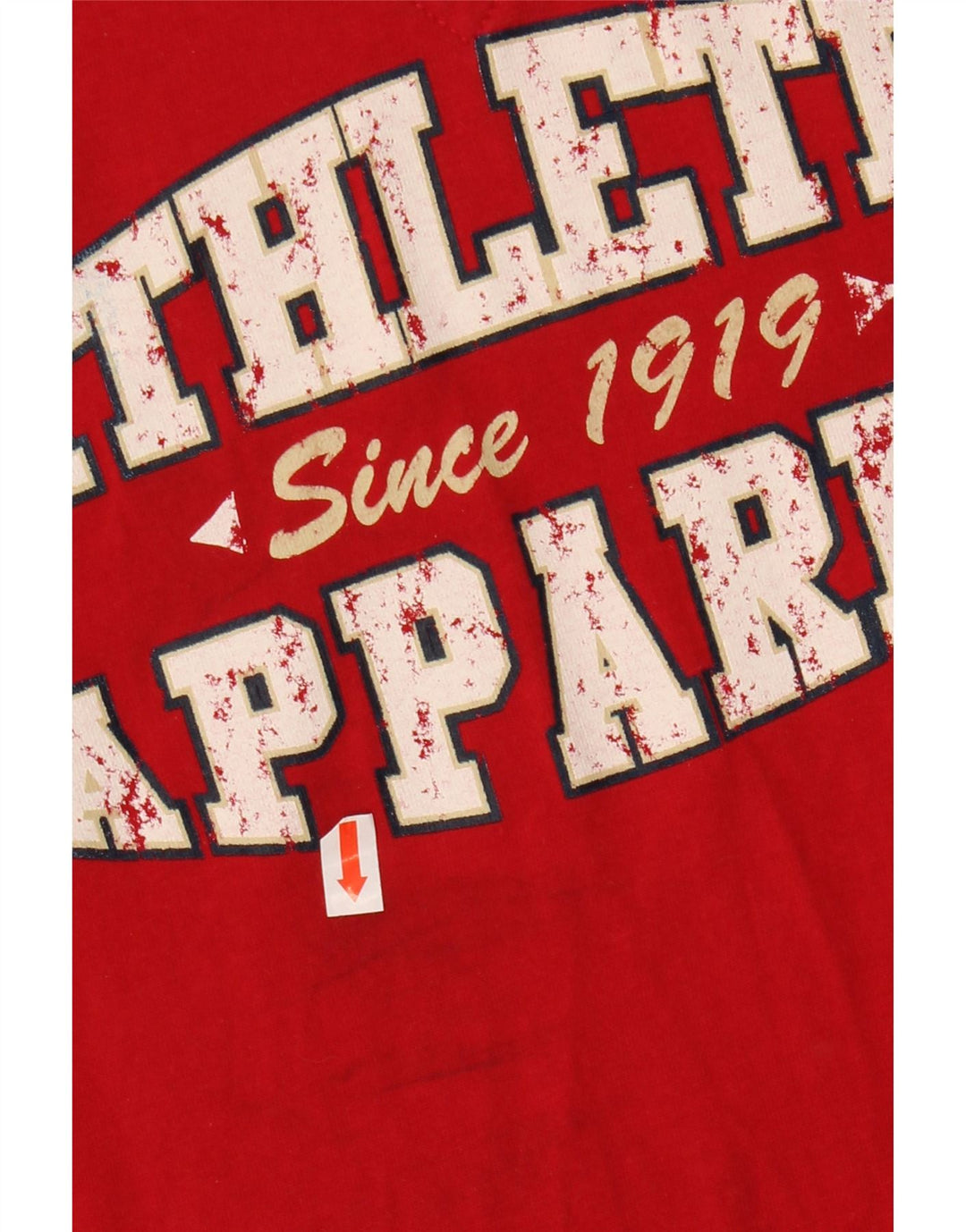 Tricou cu grafic muscular pentru femei CHAMPION Top UK 14 Medium Red Colorblock