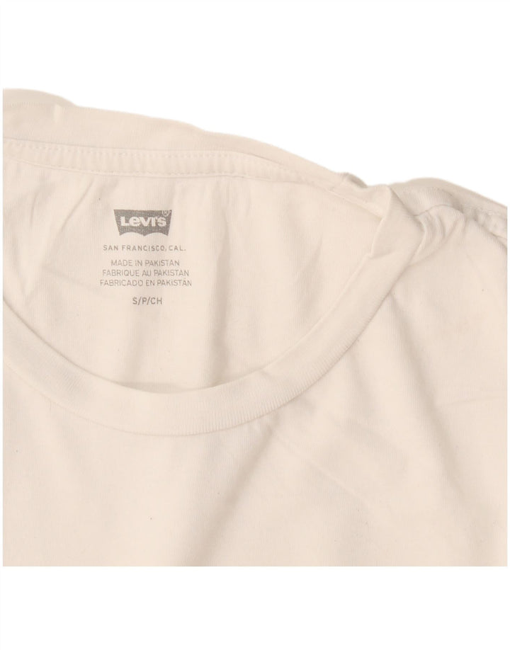 Tricou grafic Levi's pentru femei Top UK 10 Small White