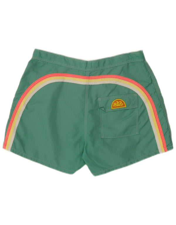 Sundek Pantaloni scurți de înot pentru bărbați, nailon verde mari