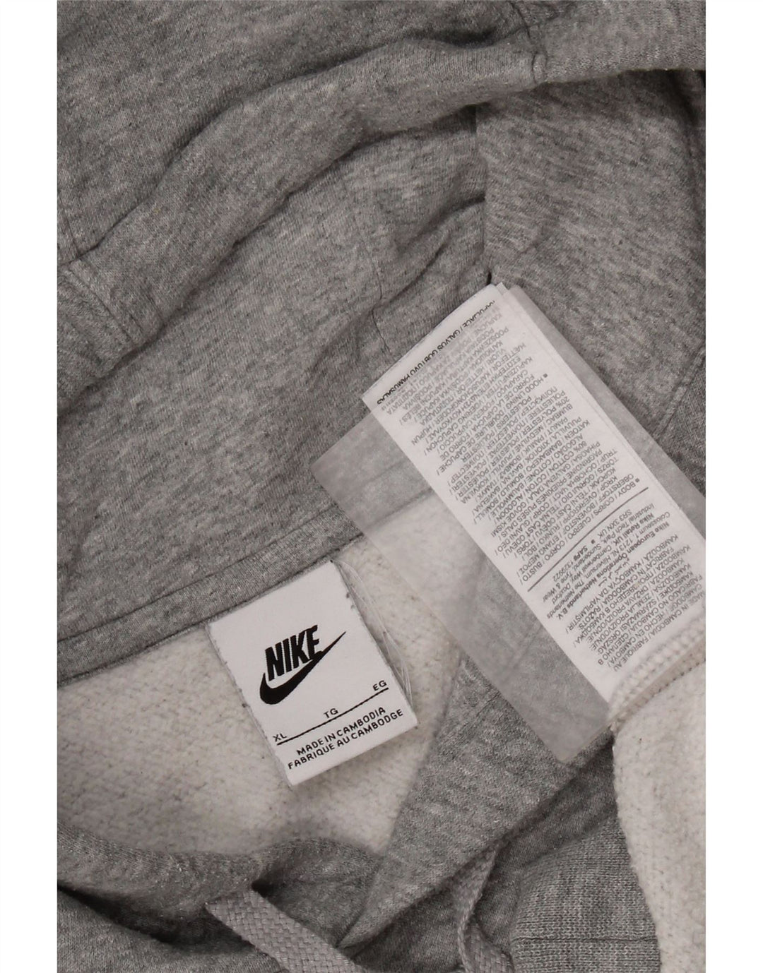 Pulover NIKE pentru bărbați, XL, bumbac cu pete gri